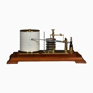 Walnut Cased Barograph by Depree and Young LTD Exeter