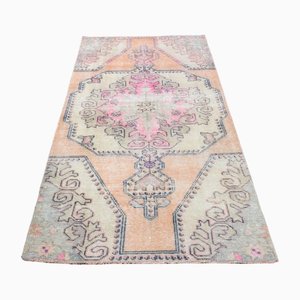 Tappeto Oushak vintage floreale, Turchia