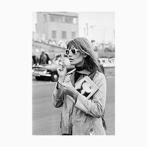 Victor Blackman/Getty Images, Francoise Hardy, 1966, Black & White Photograph