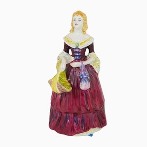 Lady Rosalinda in Red Dress Figurine from Coalport