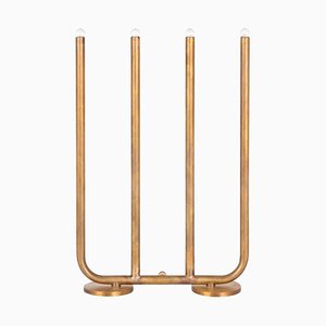 Raw Brass December Table Lamp by Sabina Grubbeson for Konsthantverk Tyringe 1