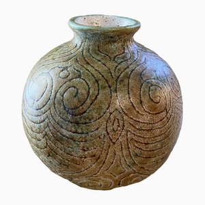 Vintage Scarified Dekorationen Ball Vase