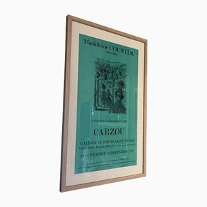 Carzou, 1978, Lithografie Poster, gerahmt