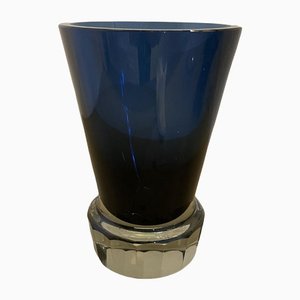Vase Vintage en Cristal Taillé