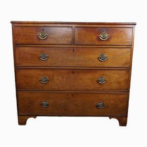 Antique English Mahogany Wooden Chest of Drawers
