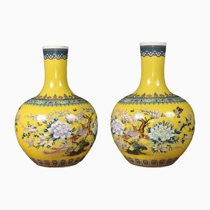 Chinese Ming Shangping Porcelain Vases
