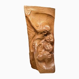 P. Biesiot, Descent From the Cross, 20th Century, Wooden Sculpture