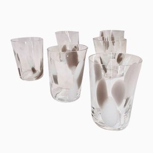 Murano Cocktail Glasses Bora by Carlo Moretti, Set of 6
