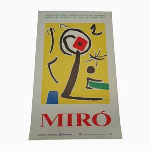 Miró Lithografie Poster von Montedison, 1985