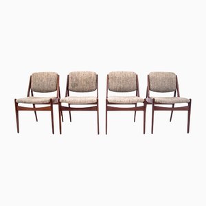 Ella Chairs by Arne Vodder for Vamo Møbelfabrik, Denmark, 1960s, Set of 4