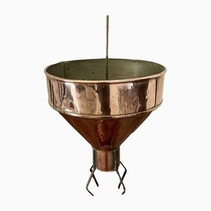 Antique Victorian Quality Copper Funnel