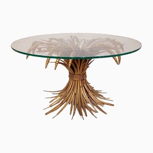 Gilt Metal Coffee Table by R Goosens for Chanel, 1960s