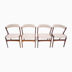 Danish T21 Fire Dining Chairs from Korup Stolefabrik, 1960s, Set of 4