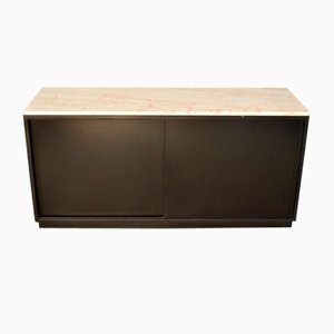 Schwarzes Sideboard aus Marmor von Osvaldo Borsani für Tecno