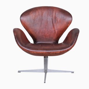 Mid-Century Early Swan Chair by Arne Jacobsen for Fritz Hansen