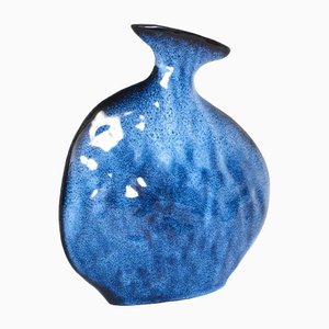 Vase Plat Bleu Nuit de Project 213a