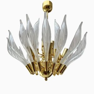 Large Chandelier in the style of Franco Luce, 1980s