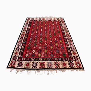 Grand Tapis Kilim Vintage en Laine, Serbe