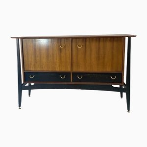 Mid-Century Tola & Black Librenza Sideboard from G-Plan, 1950s