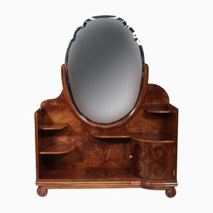 French Art Deco Dressing Table in Walnut