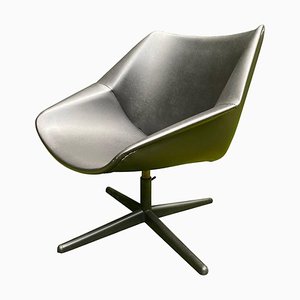 Chaise Pivotante FM08 Mid-Century Moderne Noire par Cees Braakman pour Pastoe