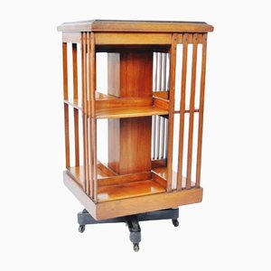 Victorian Oak Revolving Bookcase