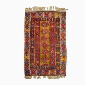 Tappeto Kilim vintage fatto a mano