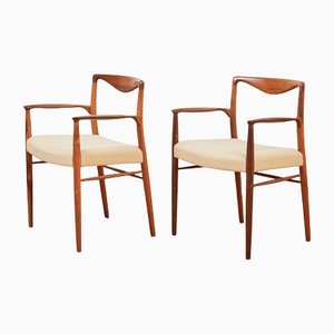 Chairs in Rosweood by Kai Lyngfeldt Larsen for Soren Willadsen, Set of 2