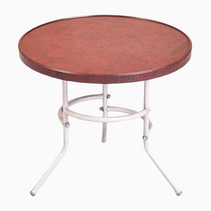 Tavolino Mid-Century in bachelite con gambe in alluminio di Mahbro Furniture