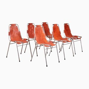 Stapelbare Stühle Les Arcs von Charlotte Perriand, 1960er, 6er Set