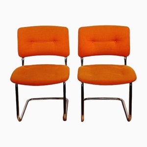 Vintage Side Chair in Orange from Strafor