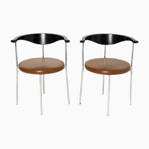 Chairs by Frederick Sieck for Fritz Hansen, 1960s, Set of 2