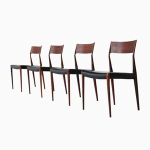 Rosewood Dining Chairs by Cor Bontenbal for Fristho, Netherlands, 1960, Set of 4