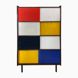 Multicolored Bookcase by Didier Rozaffy