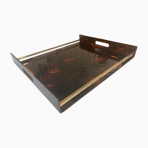 Tortoise Patterned Tray, 1970s