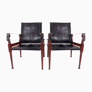 Safari Roorkee Campaign Chairs from Hayat, Set of 2