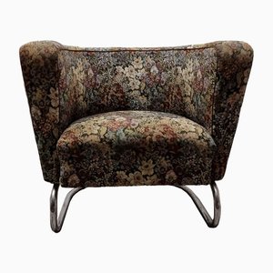 Fauteuil Chromé par Jindrich Halabala