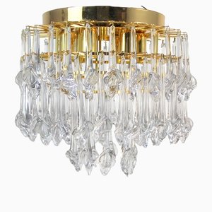 Mid-Century Murano Kristallglas Lampe, 1960er