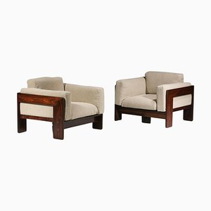 Italian Solid Wood Bastiano Armchairs by Tobia Scarpa, 1970s, Set of 2