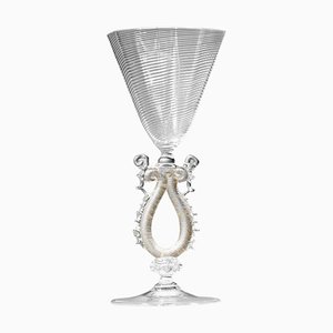 Blown Murano Glass Goblet by Cenedese