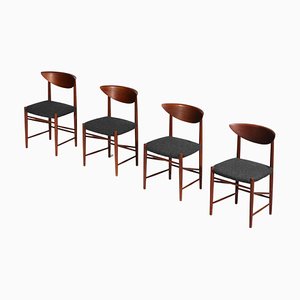 Chaises par Peter Hvidt et Orla Mølgaard Nielsen, Danemark, Set de 4