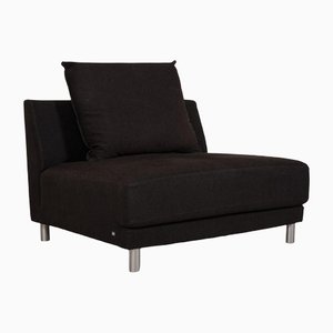 Fauteuil Onda en Tissu Anthracite de Rolf Benz