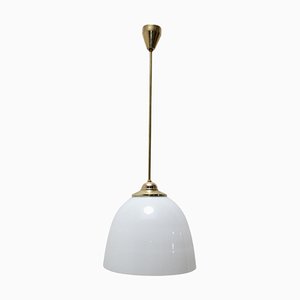 Lampe à Suspension Bauhaus Blanche, 1930s