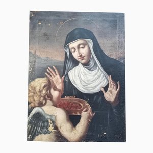 Saint Sperandia of Cingoli, 1800s, Oil on Canvas