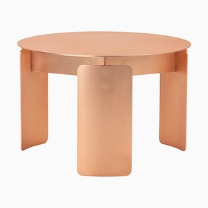 Tavolino Shirudo in metallo rosa di Mingardo