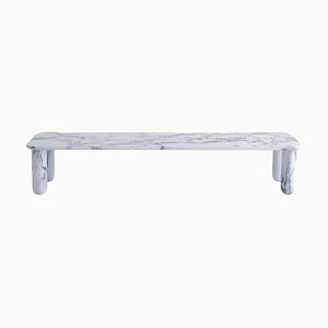Large White Marble Sunday Coffee Table by Jean-Baptiste Souletie