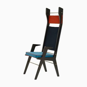 Red, Blue, Turquoise Colette Armchair by Colé Italia