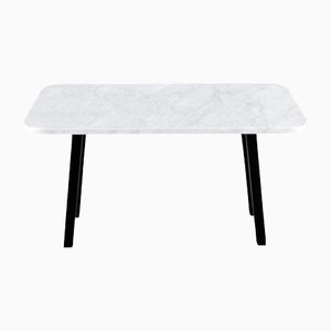 White Form E Side Table by Uncommon
