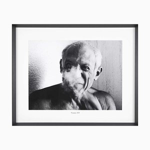 Print Picasso, 1949, Black & White Photograph, Framed