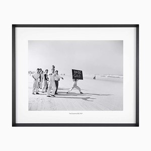 Daytona 200, 1957, Black & White Photograph, Framed